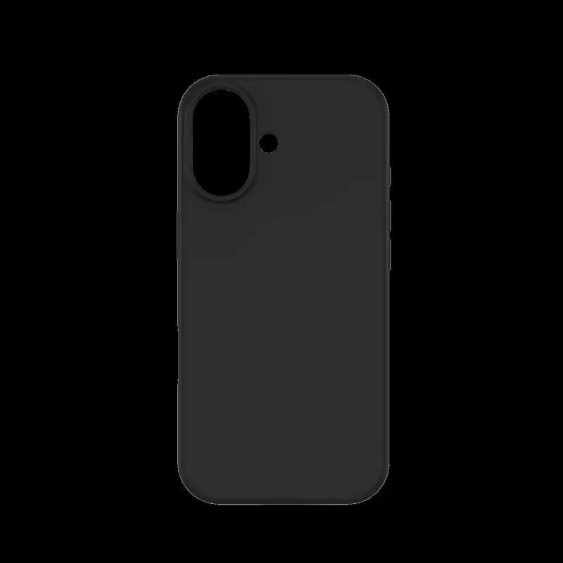 JUST MUST REGULAR DEFENSE SILICONE compatibile MAGSAFE per iPhone 17 nero
