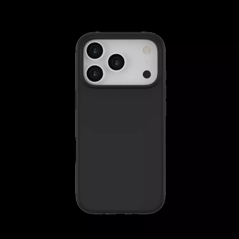 JUST MUST REGULAR DEFENSE SILICONE con MAGSAFE per iPhone 17 Pro Nero