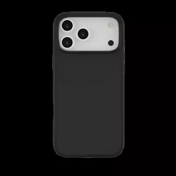 JUST MUST REGULAR DEFENSE SILICONE con MAGSAFE per iPhone 17 Pro Max nero