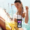 JUST MUST Custodia impermeabile per telefono, nera