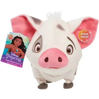 JUST PLAY Disney Moana Pua cammina e grugnisce peluche elettronico interattivo