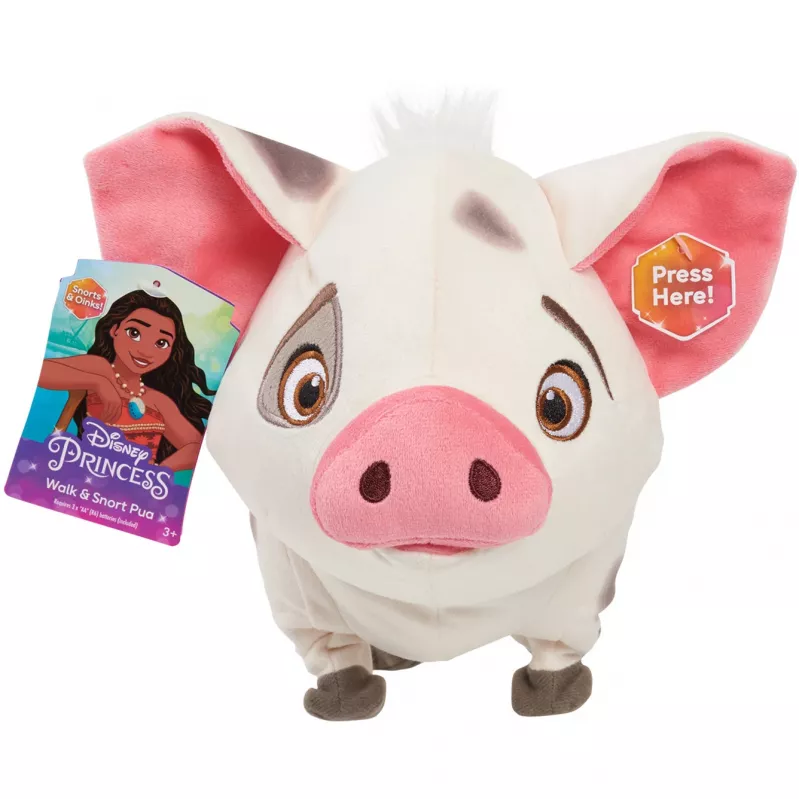 JUST PLAY Disney Moana Pua cammina e grugnisce peluche elettronico interattivo