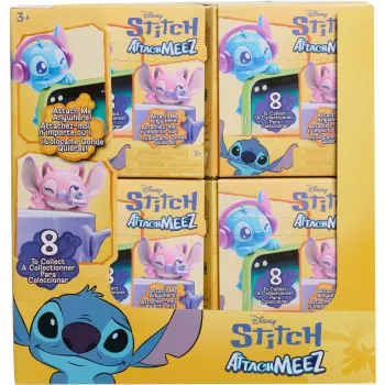 Just Play Disney Stitch Attachmeez figura da collezione (casuale)