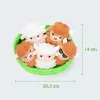 Just Play Emotional Support Highland Cow peluche - marrone, 25 cm