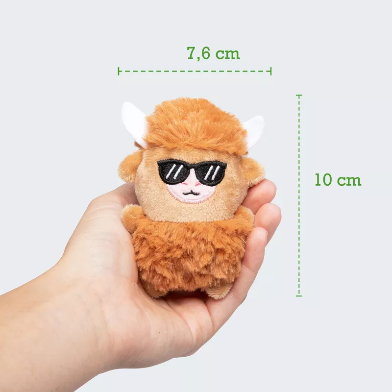 Just Play Emotional Support Highland Cow peluche - marrone, 25 cm