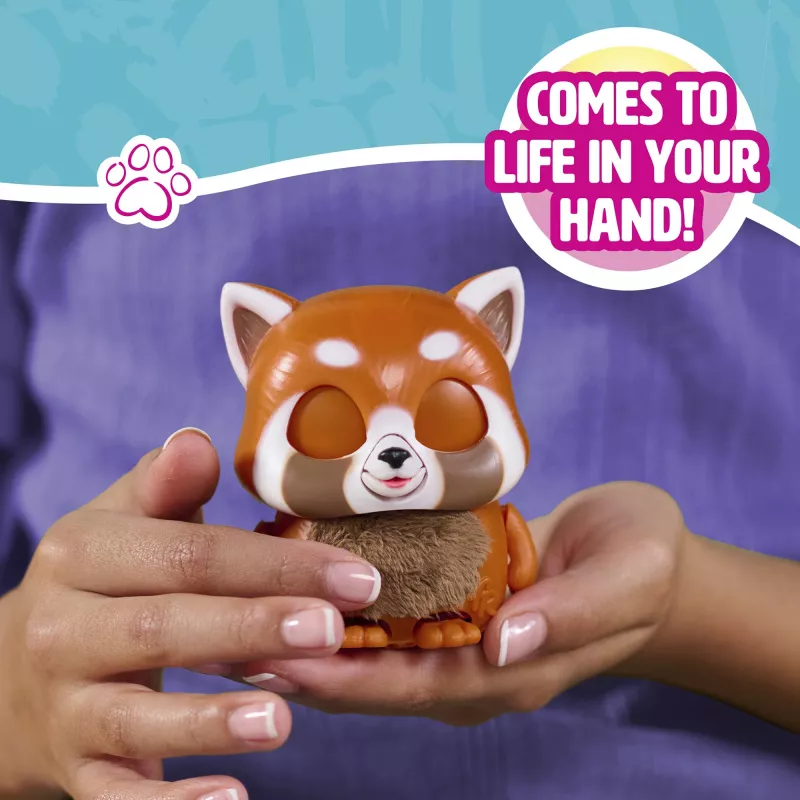 JUST PLAY furReal Handfuls - Panda rosso peluche interattivo