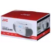 JVC RC-E451W lettore CD portatile con radio FM/AM, ingresso AUX, Bass Boost, bianco