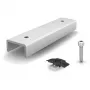 K2 Systems 1006039 RailConnector FlatConnector set – set di connettori piatti per K2 SolidRail/CrossRail – argento