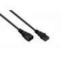 Kabelmeister cavo di alimentazione Schuko a IEC C13 angolare 3m, 1,0mm², nero SK0130-S030