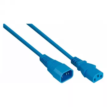 Kabelmeister Prolunga IEC C14 a C13 blu 0,5 m