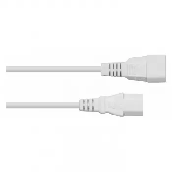 Kabelmeister cavo di prolunga elettrico C14 su C13, bianco, 5m