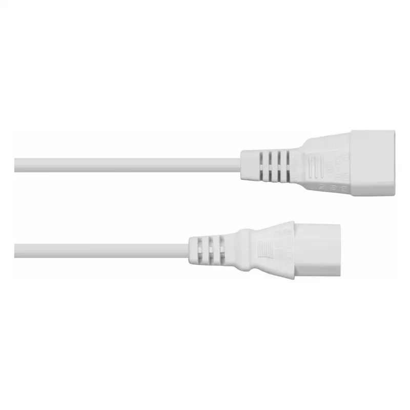Kabelmeister cavo di prolunga elettrico C14 su C13, bianco, 5m