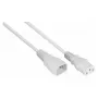 Kabelmeister cavo di prolunga elettrico C14 su C13, bianco, 5m