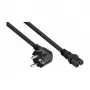 Kabelmeister cavo di alimentazione Schuko con spina ad angolo 90° a IEC C15, nero, 1,8 m