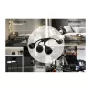 Kabelmeister SK0103-S002 ciabatta Schuko 3 prese, spina angolare 90°, cavo 0,2 m, nero
