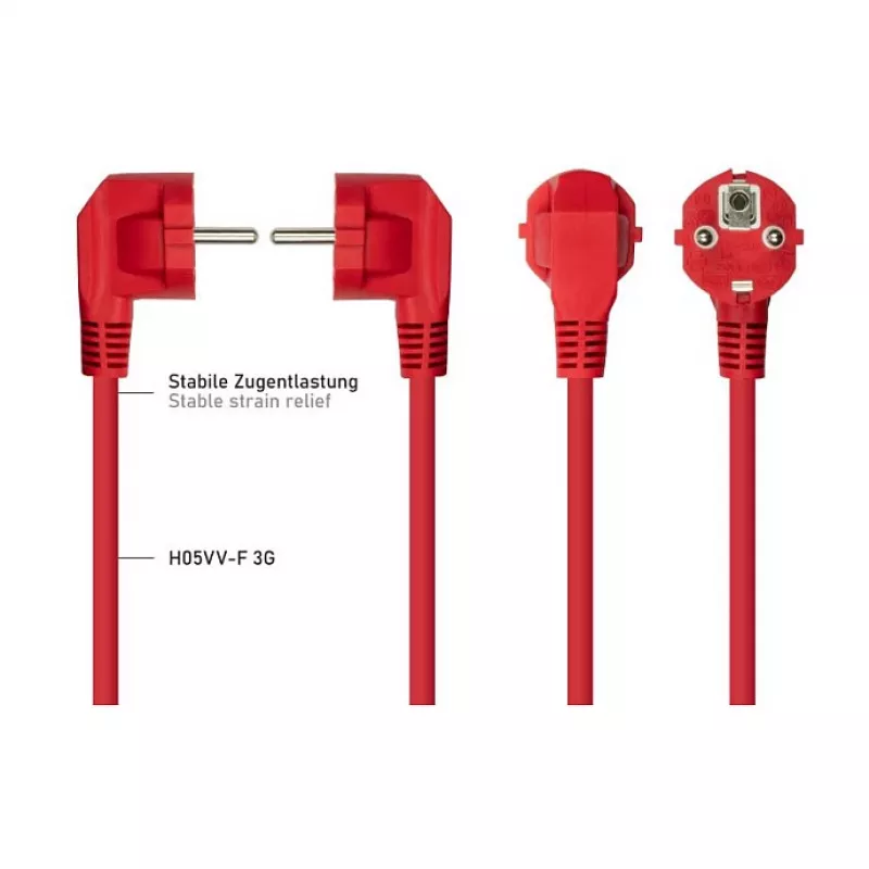 KABELMEISTER SK0190-R018 Cavo di alimentazione Schuko a IEC C13 1,8m nero