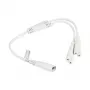 KABELMEISTER SK0877-W003 cavo splitter di alimentazione IEC C8 a 2x IEC C7, 0,3 m, nero