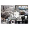 kabelmeister cubo presa 3 prese con USB-C e USB-A, bianco, 2m