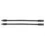 Kabelmeister passaggio per finestra solare MC4 nero 30cm cavo piatto
