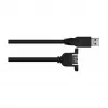Kabelmeister cavo di prolunga USB 2.0, Type-A maschio a Type-A femmina da pannello, 1 m, nero