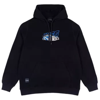 Felpa con cappuccio Kamuflage Wanted nera XL