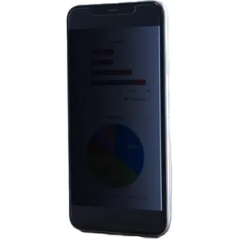 KAPSOLO pellicola protezione privacy a 2 vie per Apple iPhone 14 Pro, pellicola in PET autoadesiva, anti-riflesso, antigraffio, anti-impronte, trasparente KAP13011
