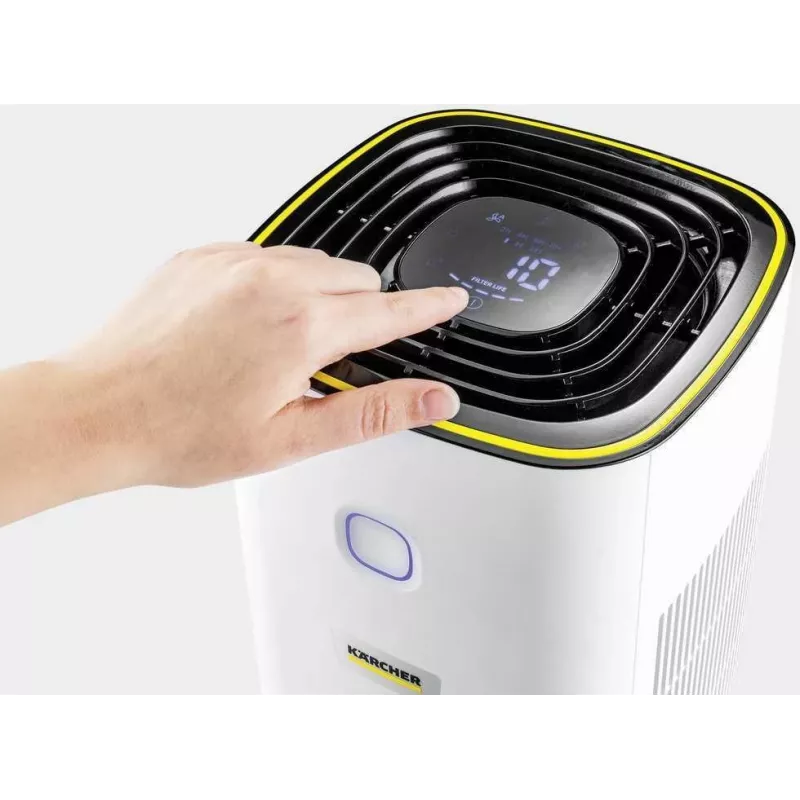 Kärcher Professional AF 20 Purificatore d'aria per ambienti fino a 20 m² – Bianco/Nero
