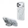 Karl Lagerfeld IML Ring Stand 360 Kameo Metal Custodia MagSafe per iPhone 18 Pro / 17 Pro - trasparente
