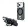 Karl Lagerfeld IML Ring Stand 360 Kameo Metal cover MagSafe per iPhone 18 Pro Max / 17 Pro Max - nero