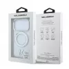 Karl Lagerfeld Custodia trasparente MagSafe IML Ring Stand 360 Kameo Metal per iPhone 18 Pro Max / 17 Pro Max