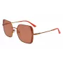 KARL LAGERFELD KL340S-800 Occhiali da sole donna - montatura in acetato nero, lenti in policarbonato grigie, 56 mm