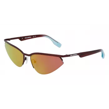 KARL LAGERFELD KL352S Occhiali da sole unisex Montatura nera Lenti grigie 61/17/140 mm