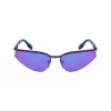 Occhiali da sole unisex rettangolari KARL LAGERFELD KL352S6117500 nero/grigio 61mm