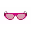 KARL LAGERFELD KL6043S-86 Occhiali da sole da donna quadrati in acetato Nero/Grigio 52mm