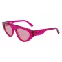 KARL LAGERFELD KL6043S-86 Occhiali da sole da donna quadrati in acetato Nero/Grigio 52mm