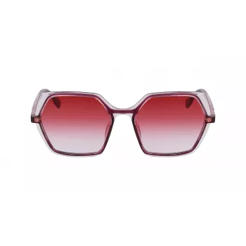 KARL LAGERFELD KL6083S-626 Occhiali da sole da donna cat eye nero grigio sfumato 56mm