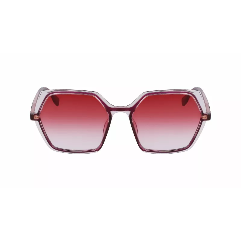KARL LAGERFELD KL6083S-626 Occhiali da sole da donna cat eye nero grigio sfumato 56mm