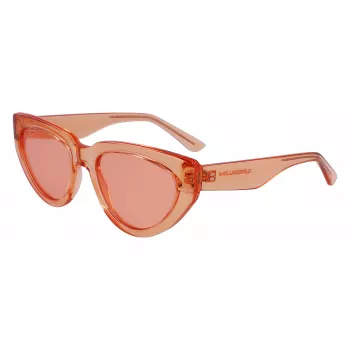KARL LAGERFELD KL6100S-800 occhiali da sole donna rettangolari in acetato havana brown gradient 54/19/140 mm