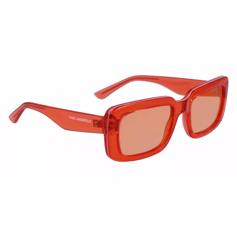 KARL LAGERFELD KL6101S-800 Occhiali da sole unisex - Montatura nera, lenti grigie, 54 mm