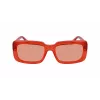 KARL LAGERFELD KL6101S-800 Occhiali da sole unisex - Montatura nera, lenti grigie, 54 mm