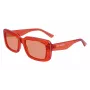 KARL LAGERFELD KL6101S-800 Occhiali da sole unisex - Montatura nera, lenti grigie, 54 mm