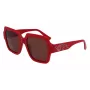 KARL LAGERFELD KL6104SR-600 Occhiali da sole donna Cat Eye Shiny Red Grey Gradient 53mm