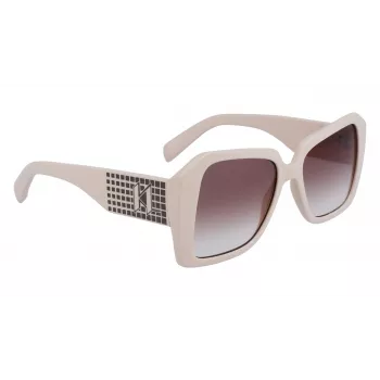 Occhiali da sole KARL LAGERFELD KL6140S531710 donna rettangolari nero/grigio 53 mm