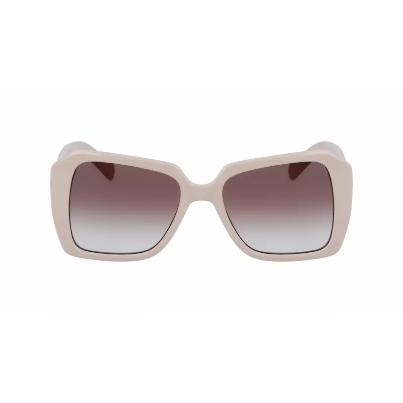 Occhiali da sole KARL LAGERFELD KL6140S531710 donna rettangolari nero/grigio 53 mm
