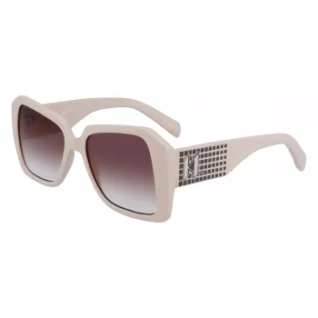 Occhiali da sole KARL LAGERFELD KL6140S531710 donna rettangolari nero/grigio 53 mm