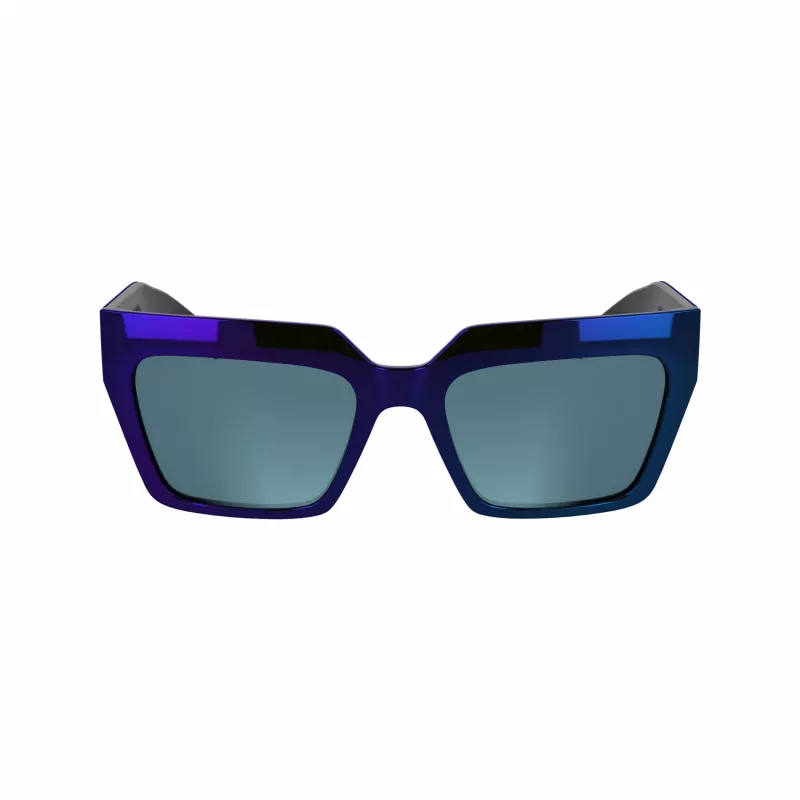 KARL LAGERFELD KL6181SN-400 Occhiali da sole da donna a gatto blu sfumato