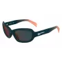KARL LAGERFELD KLJ6200S occhiali da sole unisex - montatura nera, lenti grigie, 57 mm