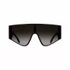 Karl Lagerfeld Occhiali da sole unisex quadrati KL6209S-601 Nero/Grigio 65-19-140