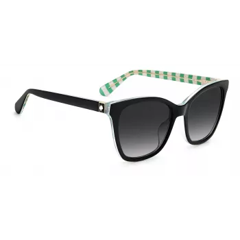KATE SPADE DESIS807F59O Occhiali da sole donna, montatura acetato havana, lenti sfumate marroni, 55/17/140 mm