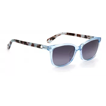 KATE SPADE TABITHASPJPF3 Occhiali da sole donna - Montatura in acetato havana, lenti marroni sfumate, 53 mm